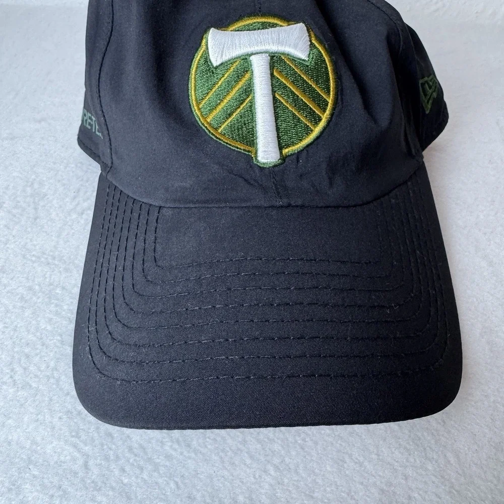 New Era Black Portland Timbers‎ Gore-Tex 9FORTY Adjustable Strapback Hat Cap